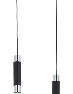 Lampa sufitowa LILE czarna-chromowana 2xE27x15W IP20 Jupiter 1004494
