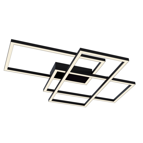Lampa sufitowa LINE czarno-biała LED 3x80W Ciepła biel 4100lm Maytoni 864046
