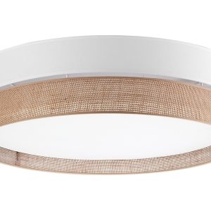 Lampa sufitowa Linobianco 4-punktowa tkaninowa biała 56220 Lampa sufitowa Linobianco 4-punktowa tkaninowa biała 56220