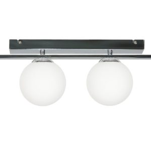 Lampa sufitowa listwa kule białe chrom EDYLIT 4xE14 FOREST 13-491 1047936 Lampa sufitowa listwa kule białe chrom EDYLIT 4xE14 FOREST 13-491 1047936