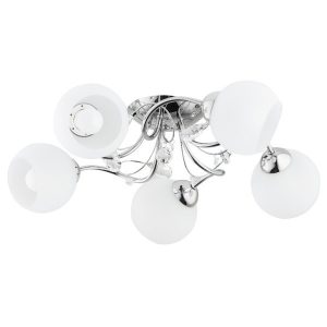 Lampa sufitowa LIVIA PRO chromowana 5xE27x15W wym:20x52x52cm IP20 Alfa 1021192 Lampa sufitowa LIVIA PRO chromowana 5xE27x15W wym:20x52x52cm IP20 Alfa 1021192