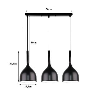 Lampa sufitowa loftowa metalow 656713