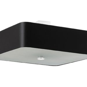 Lampa sufitowa Lokko 5-punktowa tkaninowa czarna 72524 Lampa sufitowa Lokko 5-punktowa tkaninowa czarna 72524