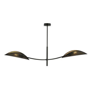 Lampa Sufitowa Lotus 2 Black/Gold 767940