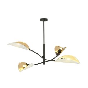Lampa Sufitowa Lotus 4 White/Gold 767933