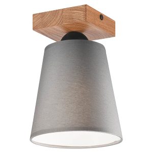 Lampa sufitowa Lula tkaninowa brązowa-szara 119196 Lampa sufitowa Lula tkaninowa brązowa-szara 119196