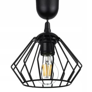 Lampa sufitowa LUPUS czarna 945211 Lampa sufitowa LUPUS czarna 945211