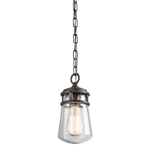 Lampa sufitowa Lyndon brąz 1xE27x60W IP44 Kichler 931349