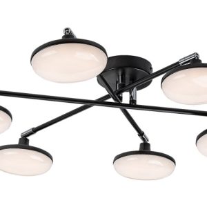 Lampa sufitowa MADI czarna matowa-biała LED 1x24W 3000K 2350lm Rabalux 860386 Lampa sufitowa MADI czarna matowa-biała LED 1x24W 3000K 2350lm Rabalux 860386