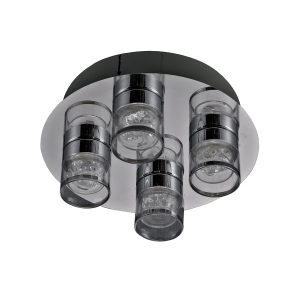 Lampa sufitowa MARC chromowana dymiona LED 4×5,5W Ciepła biel 400lm Italux 860185 Lampa sufitowa MARC chromowana dymiona LED 4×5,5W Ciepła biel 400lm Italux 860185