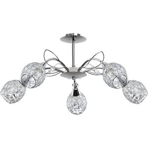 Lampa sufitowa MARLENA chromowana 5xE14x10W IP20 Alfa 942548 Lampa sufitowa MARLENA chromowana 5xE14x10W IP20 Alfa 942548