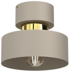 Lampa Sufitowa MARTI Beżowo-Złota 1xE27 Nowoczesna do Salonu 656705 Lampa Sufitowa MARTI Beżowo-Złota 1xE27 Nowoczesna do Salonu 656705