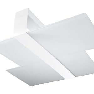 Lampa sufitowa Massimo 2-punktowa szklana białą 72707 Lampa sufitowa Massimo 2-punktowa szklana białą 72707
