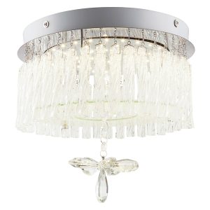 Lampa sufitowa Mathilda LED metalowa srebrna 38434 Lampa sufitowa Mathilda LED metalowa srebrna 38434