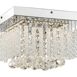 Lampa sufitowa Mathilda LED metalowa srebrna 38410 Lampa sufitowa Mathilda LED metalowa srebrna 38410