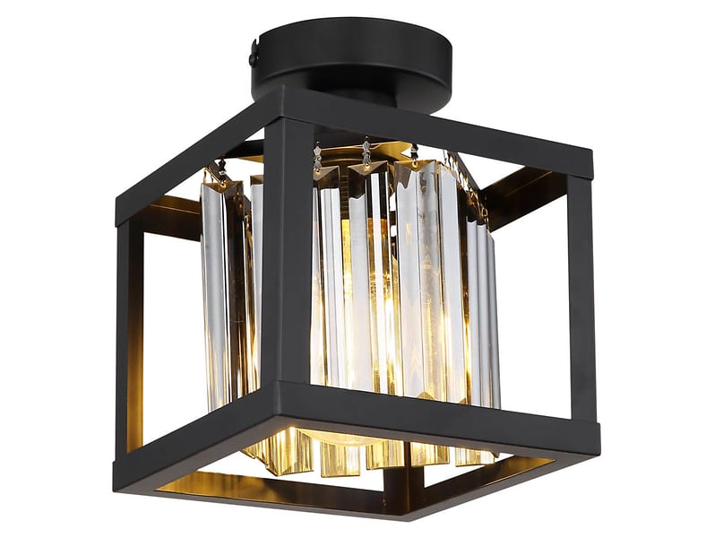 Lampa sufitowa Mathilde metalowa czarna 134645