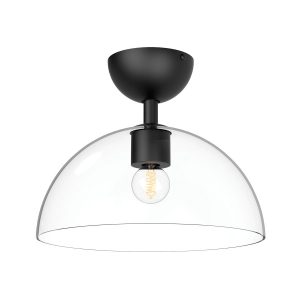 Lampa sufitowa matowy czarno-przezroczysty JUDE 1xE27x60W Alora Mood 860649 Lampa sufitowa matowy czarno-przezroczysty JUDE 1xE27x60W Alora Mood 860649