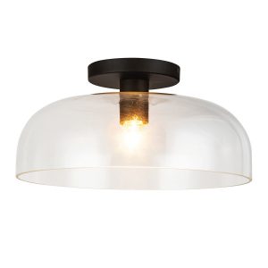 Lampa sufitowa matowy czarno-przezroczysty SYLVIA 1xE27x60W Alora Mood 820495 Lampa sufitowa matowy czarno-przezroczysty SYLVIA 1xE27x60W Alora Mood 820495
