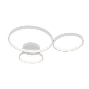 Lampa sufitowa MAVER biała LED 3x40W Odcienie bieli 2100lm Italux 860635 Lampa sufitowa MAVER biała LED 3x40W Odcienie bieli 2100lm Italux 860635