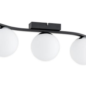 Lampa sufitowa Maya 3-punktowa stalowa czarna 57435