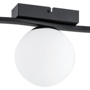Lampa sufitowa Maya stalowa czarna 57431