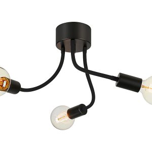Lampa sufitowa Medusa 3-punktowa metalowa czarna 32030 Lampa sufitowa Medusa 3-punktowa metalowa czarna 32030