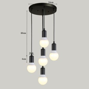 Lampa sufitowa metalowa loft r 659782