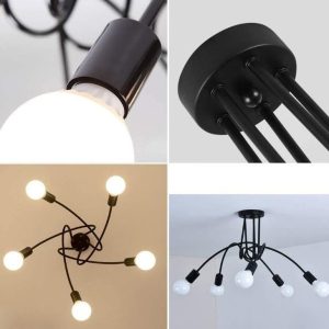 Lampa sufitowa metalowa loft s 659809 Lampa sufitowa metalowa loft s 659809