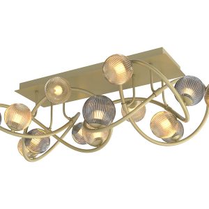 Lampa sufitowa Metz LED 12-punktowa metalowa złota 112788 Lampa sufitowa Metz LED 12-punktowa metalowa złota 112788