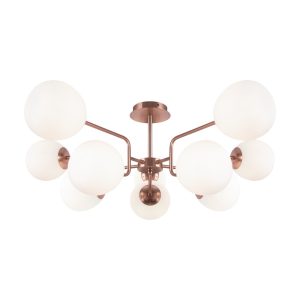 Lampa sufitowa miedziano-biała ERICH 10xE14x40W Maytoni 860306 Lampa sufitowa miedziano-biała ERICH 10xE14x40W Maytoni 860306