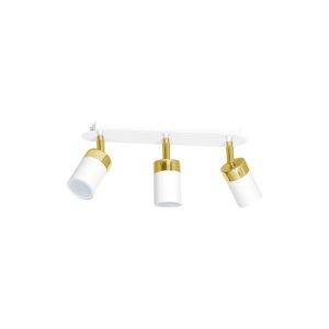 Lampa sufitowa Milagro Joker 3xgu10 45W Biały Złoty 1032159 Lampa sufitowa Milagro Joker 3xgu10 45W Biały Złoty 1032159