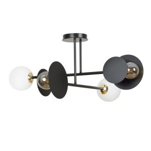 Lampa Sufitowa Minerva 4 Black 751626 Lampa Sufitowa Minerva 4 Black 751626