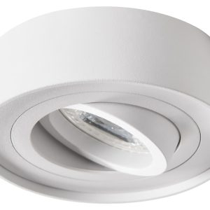 Lampa sufitowa Mini Gord aluminiowa 9,8 cm biała 75924