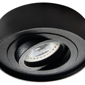 Lampa sufitowa Mini Gord aluminiowa 9,8 cm czarna 75925