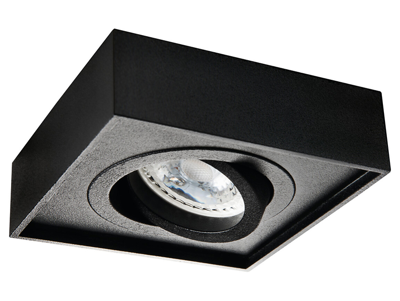 Lampa sufitowa Mini Gord aluminiowa 9,8 cm czarna 75923
