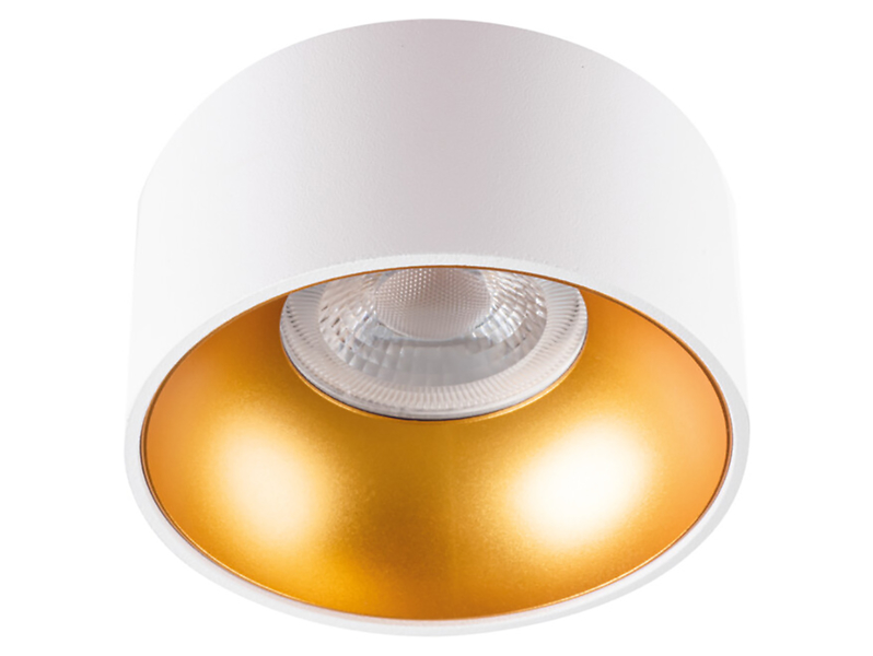 Lampa sufitowa Mini Riti aluminiowa biało-złota 57971