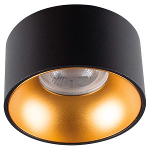 Lampa sufitowa Mini Riti aluminiowa czarno-złota 57970 Lampa sufitowa Mini Riti aluminiowa czarno-złota 57970