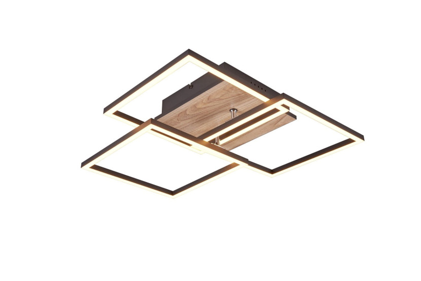 Lampa sufitowa MOBILE jasne drewno-czarna LED 27W 3200lm IP20 RL 1016981