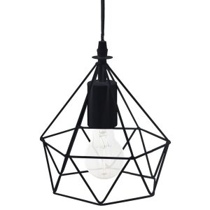 Lampa sufitowa modna wisząca z ażurowym kloszem z metalu idealna do loftów. 438965 Lampa sufitowa modna wisząca z ażurowym kloszem z metalu idealna do loftów. 438965
