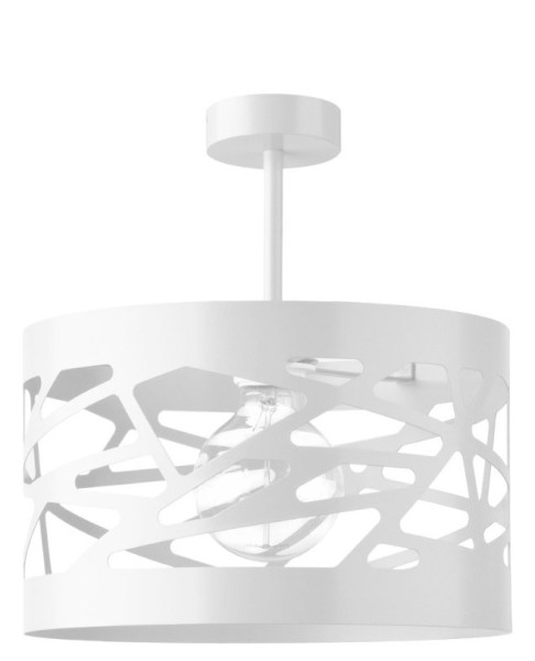 Lampa sufitowa Moduł Frez biała 1xE27x15W IP20 Sigma Lighting 1020192