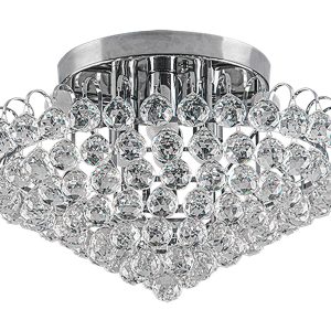 Lampa sufitowa Monaco metalowa srebrna 36477 Lampa sufitowa Monaco metalowa srebrna 36477