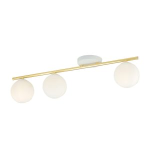 Lampa Sufitowa Monza 3 Wh Opal 767384 Lampa Sufitowa Monza 3 Wh Opal 767384