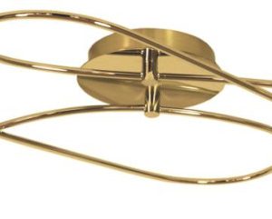 Lampa sufitowa mosiądz-biała AVILA 4xE14x40W wym: 14x62x42 cm Candellux 866316 Lampa sufitowa mosiądz-biała AVILA 4xE14x40W wym: 14x62x42 cm Candellux 866316