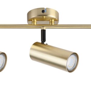 Lampa sufitowa mosiądz COLLY 3xGU10x15W wym: 18x56x9 cm Candellux 924334 Lampa sufitowa mosiądz COLLY 3xGU10x15W wym: 18x56x9 cm Candellux 924334