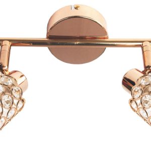 Lampa sufitowa mosiądz-przezroczysta YORK 2xG9x40W Candellux 924373 Lampa sufitowa mosiądz-przezroczysta YORK 2xG9x40W Candellux 924373