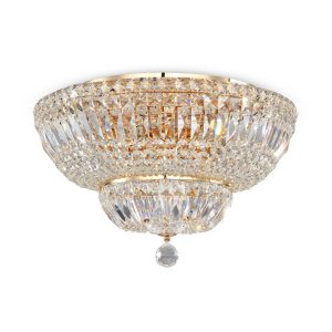 Lampa sufitowa mosiężno-złota BASFOR 12xE14x60W wym: 32x46x46 cm Maytoni 863912 Lampa sufitowa mosiężno-złota BASFOR 12xE14x60W wym: 32x46x46 cm Maytoni 863912