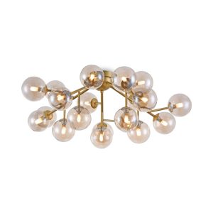 Lampa sufitowa mosiężno-złota DALLAS 20xG9x28W wym: 25x75x75 cm Maytoni 864391 Lampa sufitowa mosiężno-złota DALLAS 20xG9x28W wym: 25x75x75 cm Maytoni 864391
