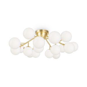 Lampa sufitowa mosiężno-złota DALLAS 20xG9x28W wym: 25x75x75 cm Maytoni 864209 Lampa sufitowa mosiężno-złota DALLAS 20xG9x28W wym: 25x75x75 cm Maytoni 864209