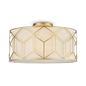 Lampa sufitowa mosiężno-złota MESSINA 3xE27x60W wym: 23,9x43x43 cm Maytoni 859271 Lampa sufitowa mosiężno-złota MESSINA 3xE27x60W wym: 23,9x43x43 cm Maytoni 859271