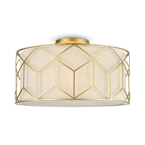 Lampa sufitowa mosiężno-złota MESSINA 3xE27x60W wym: 23,9x43x43 cm Maytoni 859271